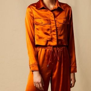 TWO PIECE BURNT ORANGE SET